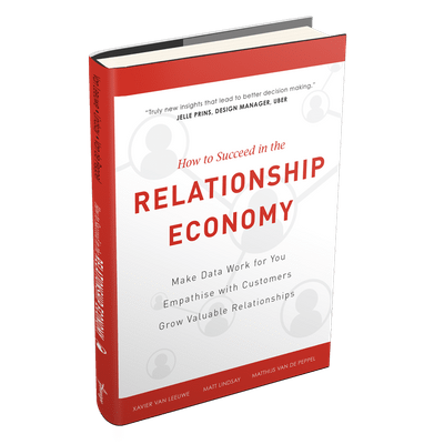 3d book cover of How to succeed in the relationship economy