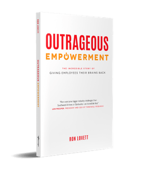 3D book cover of outrageous empowerment