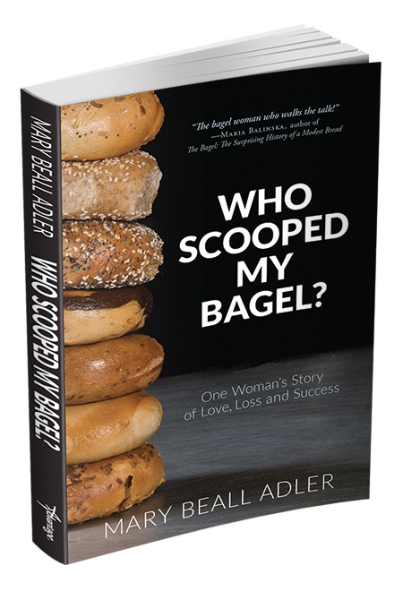 3d book cover of Who scooped my bagel by Mary beall adler