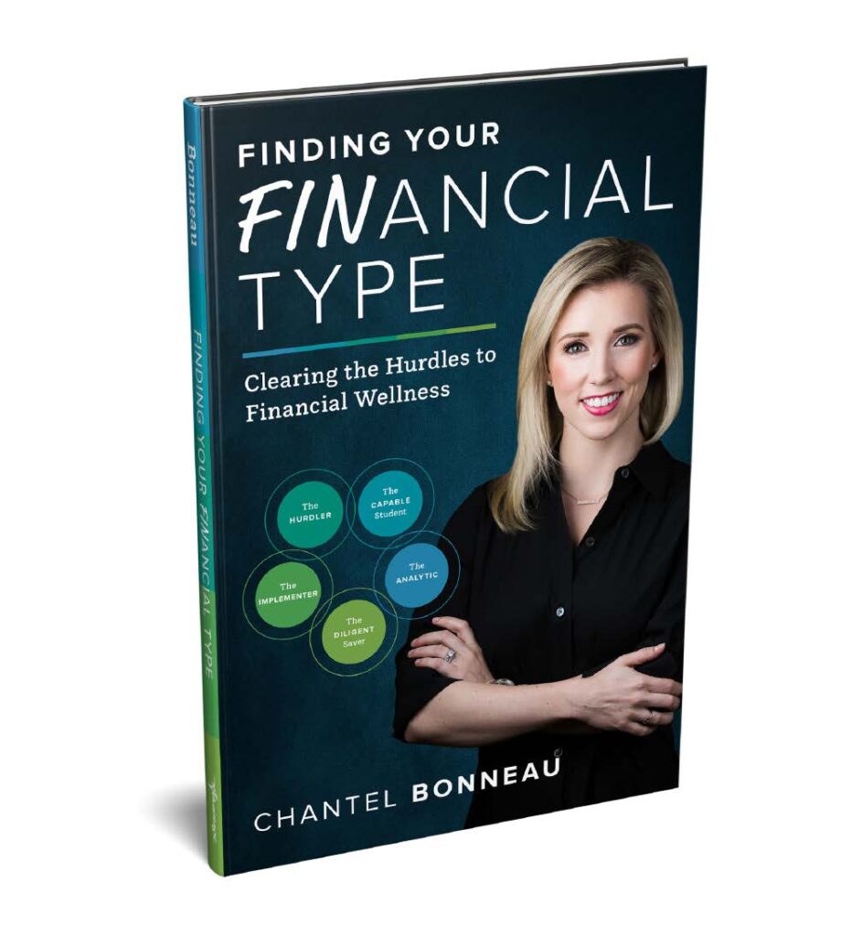 3d book cover of finding your financial type