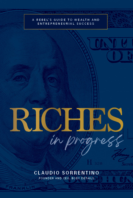 riches in progress by claudio Sorrentino book cover
