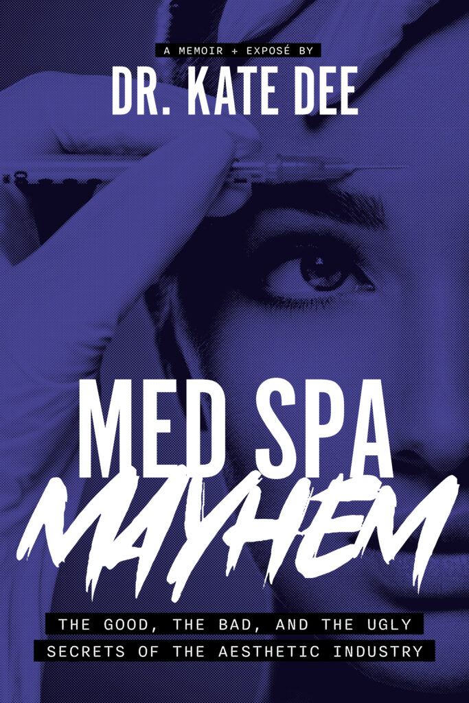 med spa mayham book cover by kate dee