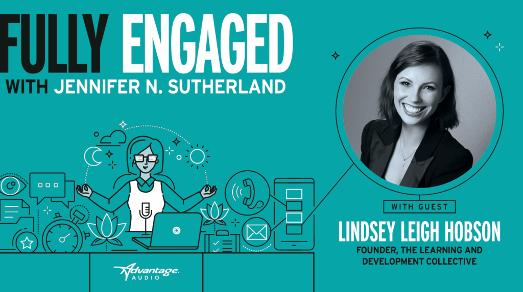 lindsey hobson fully engaged with jennifer sutherland podcast cover