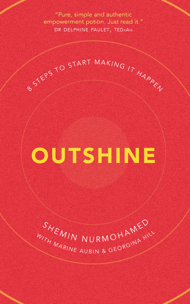 outshine book cover by shemin nurmohamed